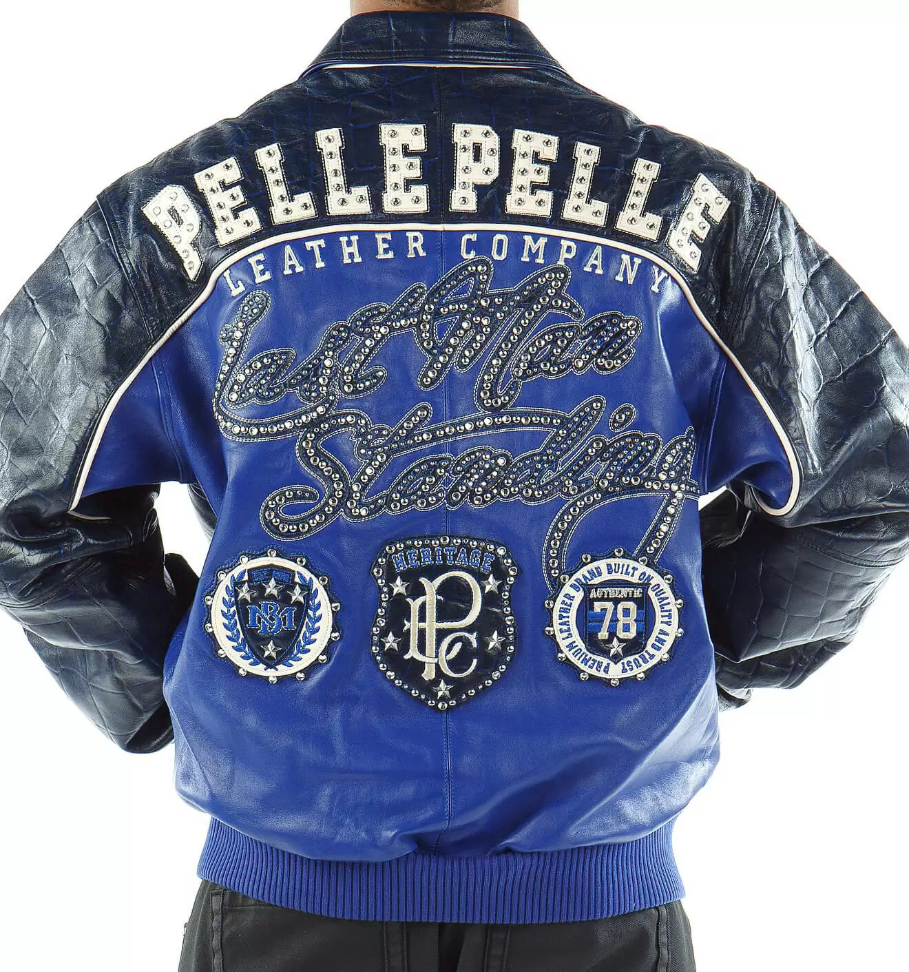 Pelle Pelle Last Man Standing Blue Jacket