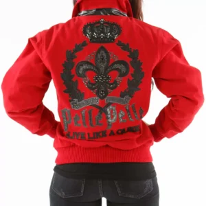 Pelle Pelle Queen Red Wool Jacket