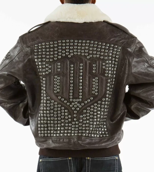 Pelle Pelle Dark Brown Fur Collar Jacket