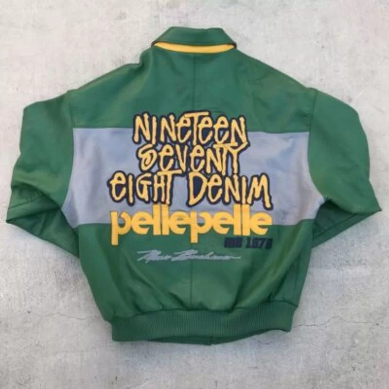 Authentic Pelle Pelle 1978 Green Vintage Jacket