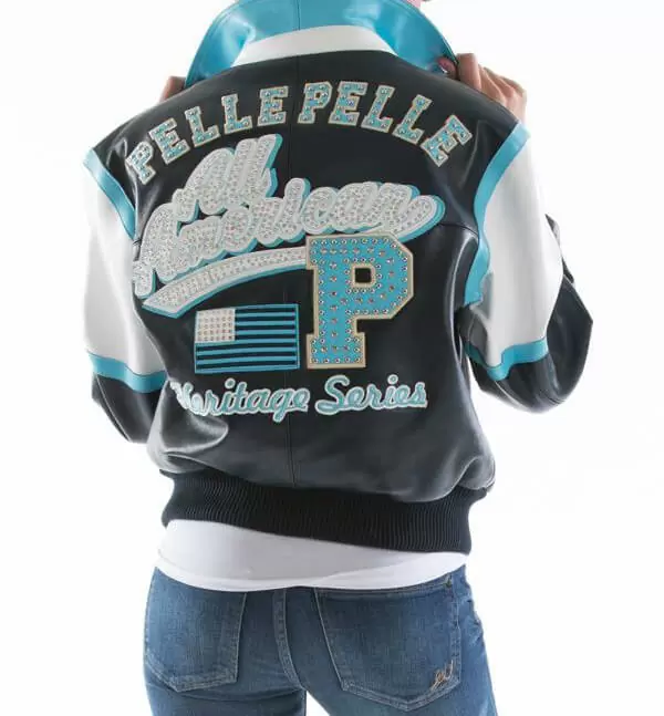 Pelle Pelle All American Black Stud Jacket