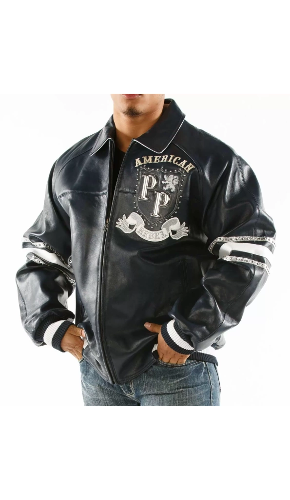 American Rebel Pelle Pelle Studded Jacket