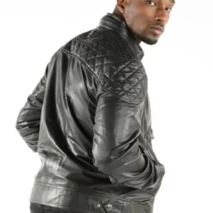 Black Pelle Pelle Bikers Moto Metro Jacket view 2