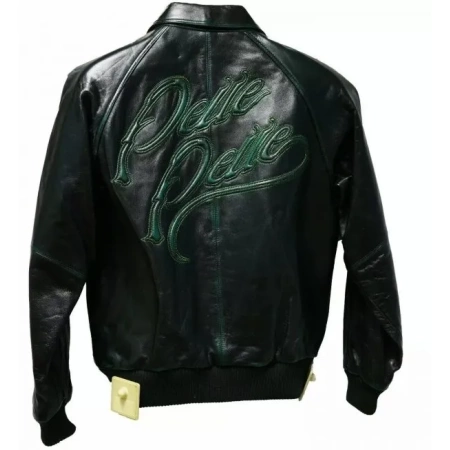 Pelle Pelle Black Green Leather Jacket