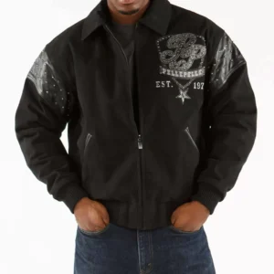 Pelle Pelle Black King 1978 Wool Jacket view 2