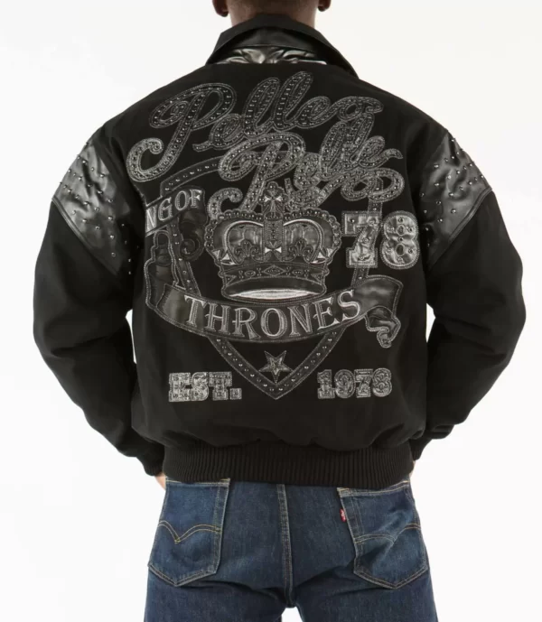 Pelle Pelle Black King 1978 Wool Jacket