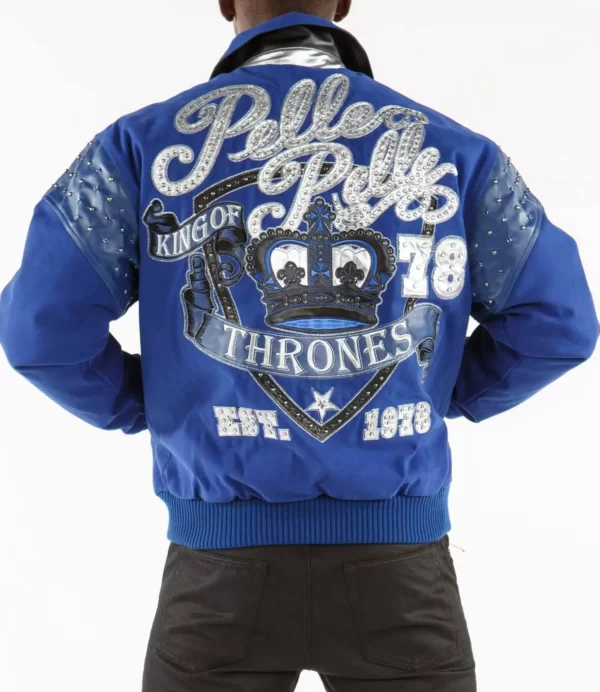 Blue Pelle Pelle King Of Thrones Jacket