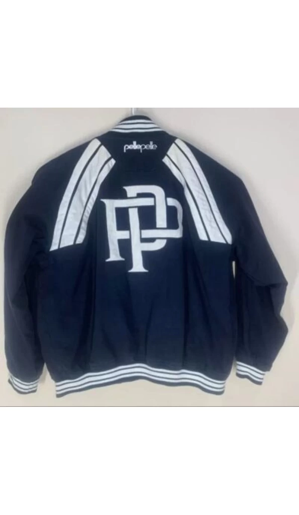 Bold Pelle Pelle Blue Vintage Varsity Jacket