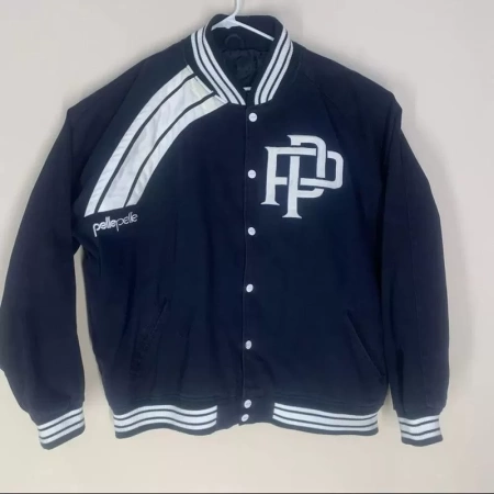 Pelle Pelle Blue Vintage Varsity Jacket