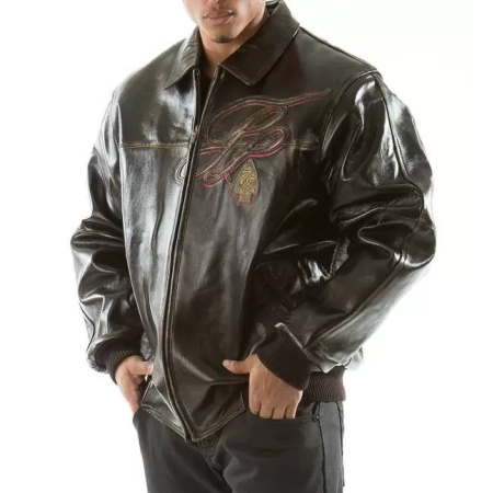 Pelle Pelle Brown Badged Royal Jacket view 2