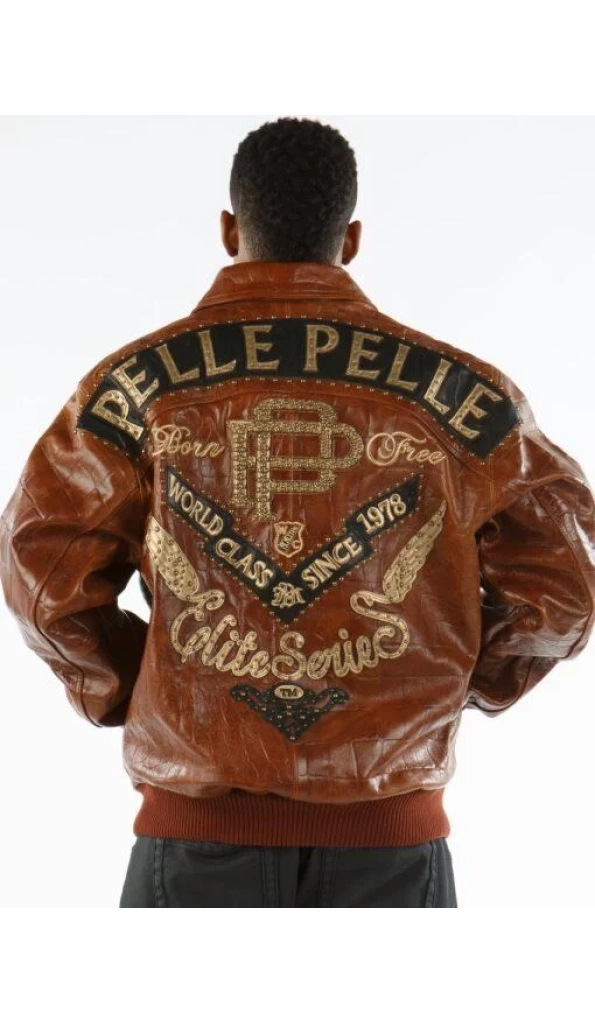 Brown Pelle Pelle World Class Leather Jacket