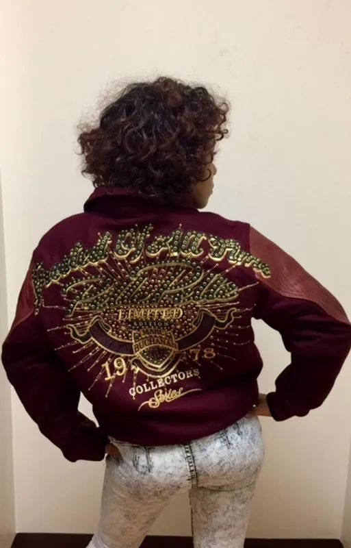 Bold Pelle Pelle Greatest Time Maroon Jacket