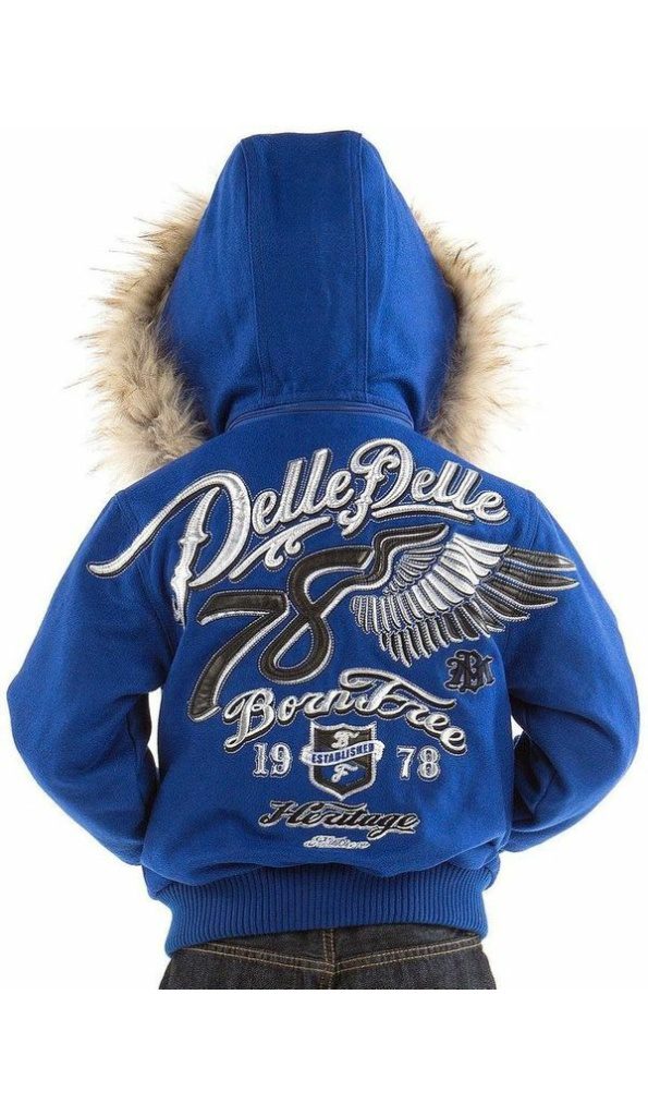 Bold Pelle Pelle Kids 78 Born Blue Jacket