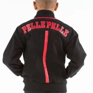 Bold Pelle Pelle Kid Black Red Jacket