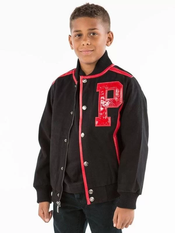 Bold Pelle Pelle Kid Black Red Jacket view 2