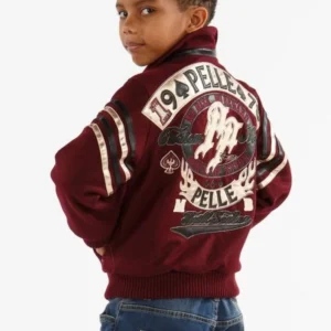 Pelle Pelle Kid 1978 Maroon Jacket
