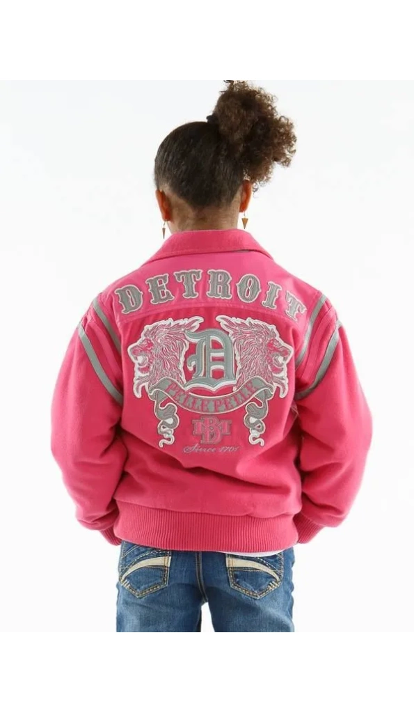 Bold Pelle Pelle Kids Pink 1978 Wool Jacket