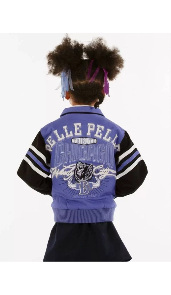 Authentic Pelle Pelle Kids Tribute Purple Jacket