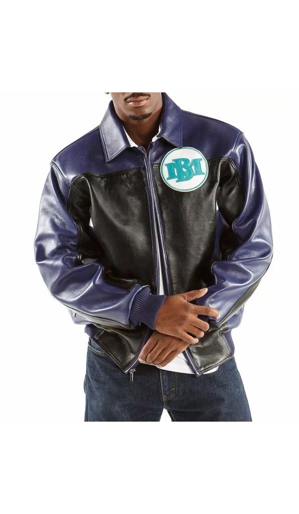 Marc Buchanan Pelle Pelle Blue Jacket