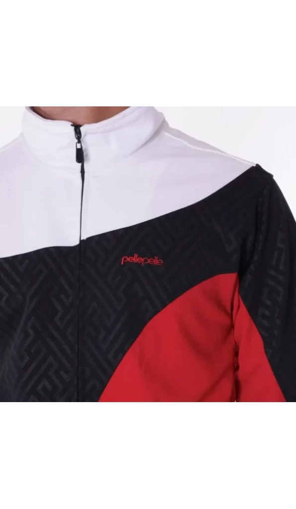 Pelle Pelle Black Red Abstract Tracksuit