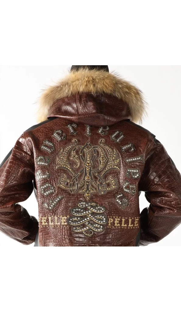 Exclusive Pelle Pelle Men Fearless Brown Jacket