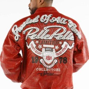 Greatest of All Time Pelle Pelle Red Jacket