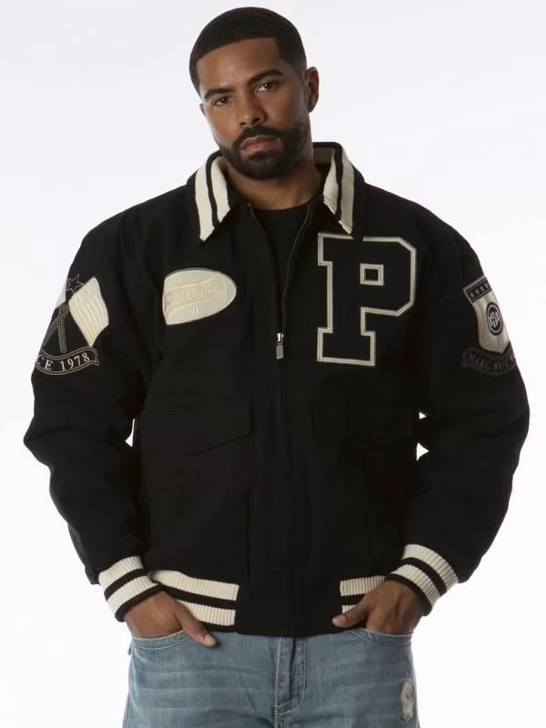 Black Pelle Pelle Signature Bomber Jacket