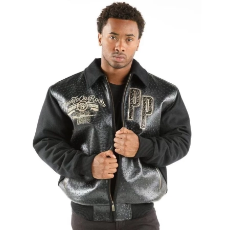 Bold Pelle Pelle Mens Roots Black Jacket