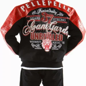 Pelle Pelle Red Black Avant Garde Jacket