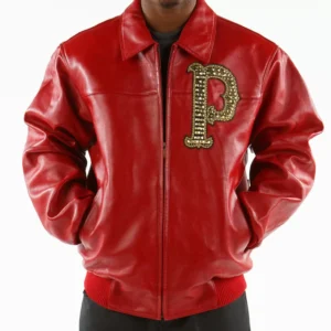Pelle Pelle Red Immortal Studded Jacket view 2