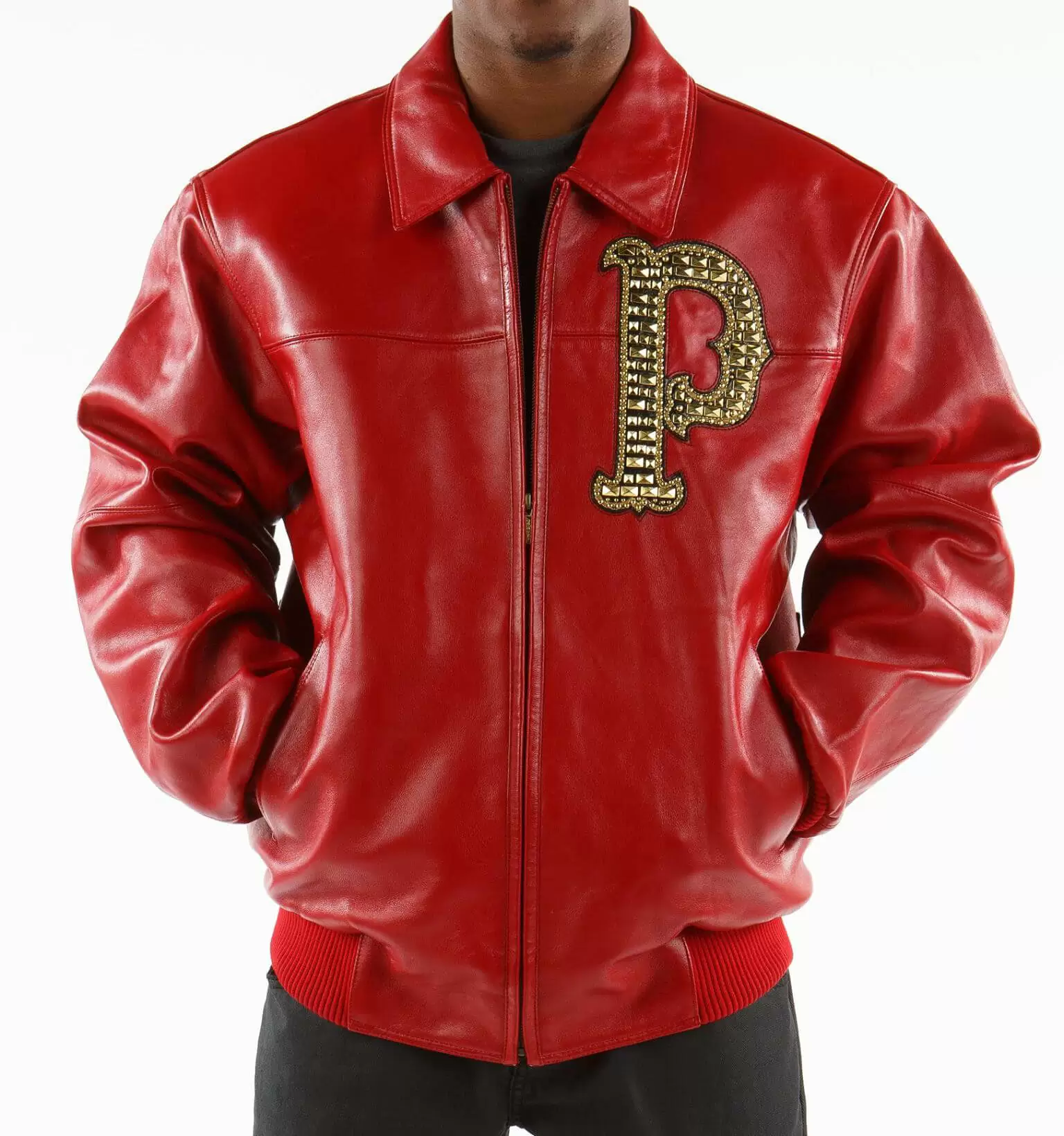 Pelle Pelle Red Immortal Studded Jacket view 2