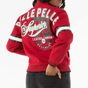 Pelle Pelle Red Superior Wool Jacket