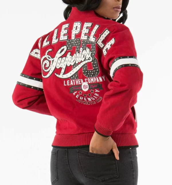 Pelle Pelle Red Superior Wool Jacket