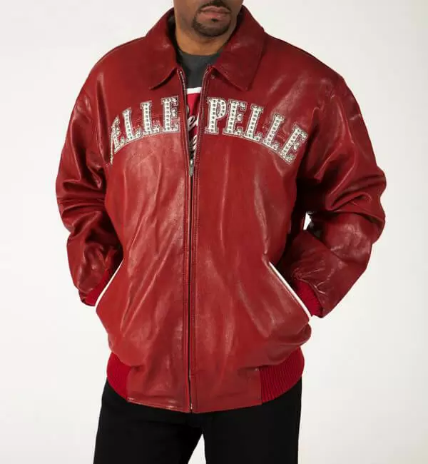 Pelle Pelle Red 1978 Vintage Studded Jacket