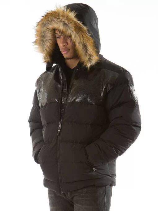 Pelle Pelle Snakeskin Puffer Jacket view 2