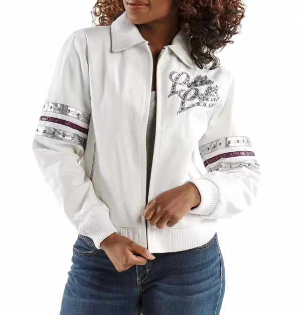 Pelle Pelle The Original White Purple Jacket view 2