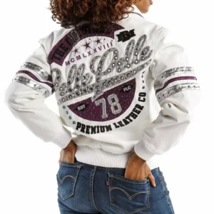 Pelle Pelle The Original White Purple Jacket