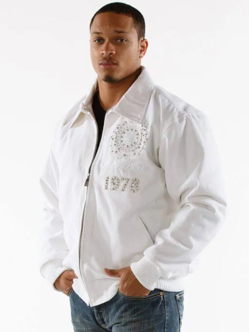 Bold Pelle Pelle USA White Jacket view 2