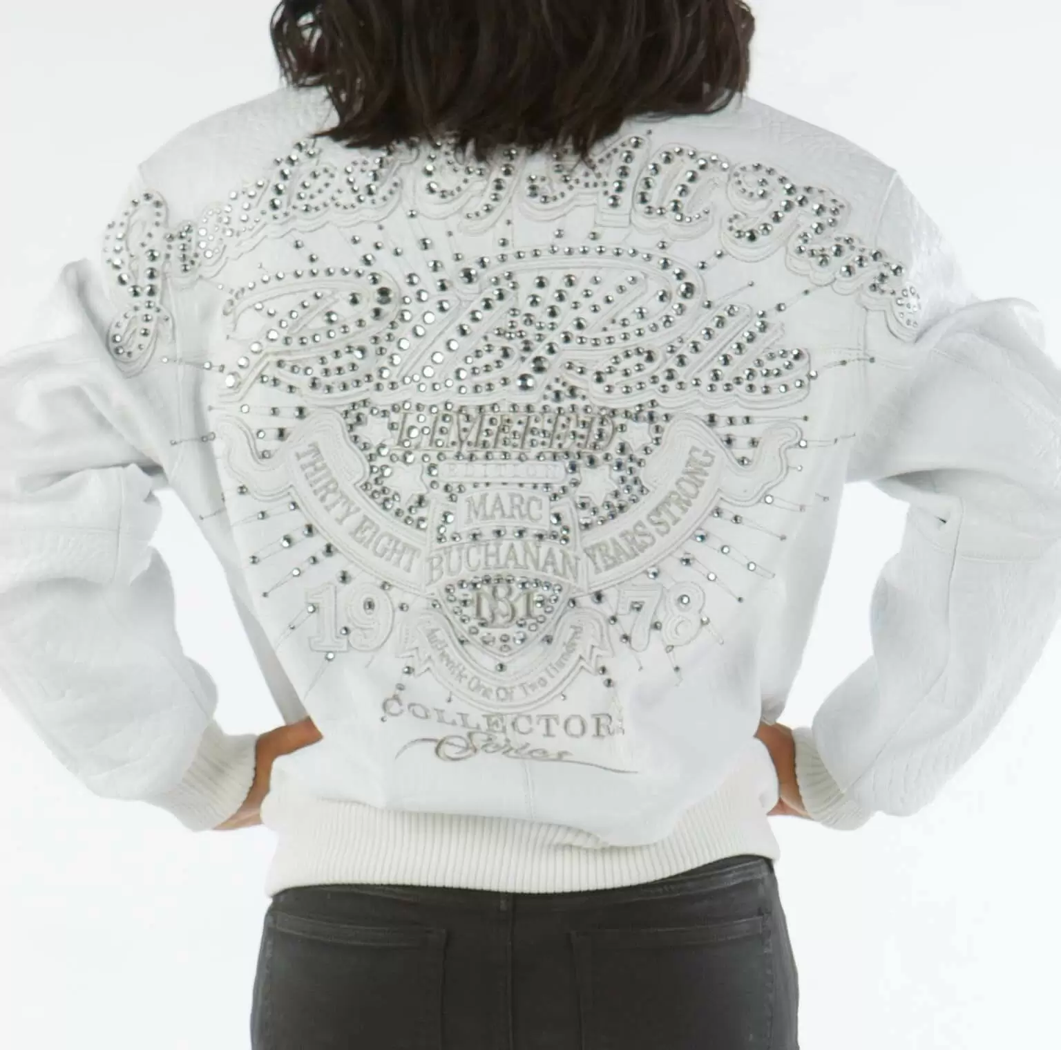 White Pelle Pelle Greatest Of All Time Jacket