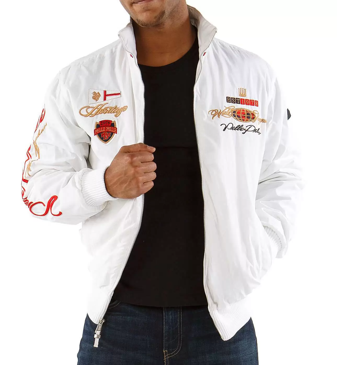 Best Pelle Pelle Heritage Sport White Jacket