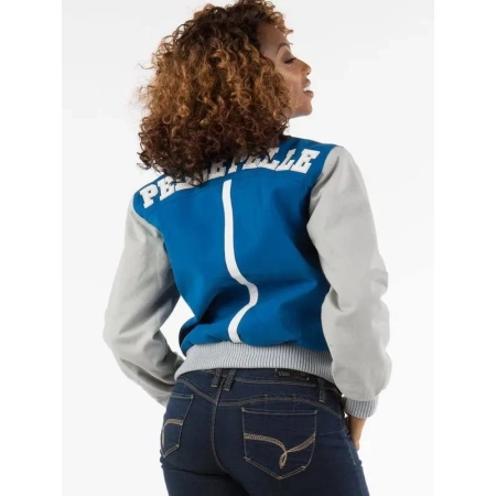 Pelle Pelle Womens Blue Varsity Jacket
