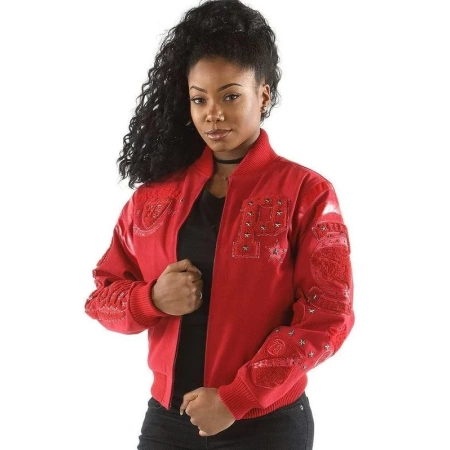 Exclusive Pelle Pelle Women1978 Red Jacket
