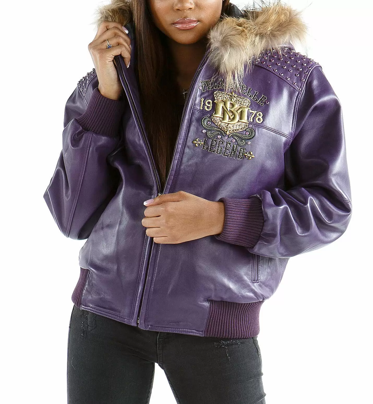 Purple Pelle Pelle Die Like a Legend Jacket view 2