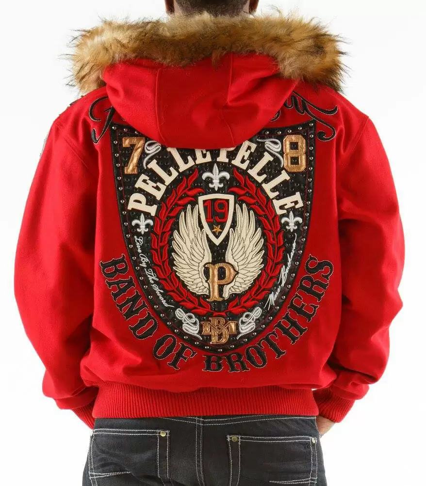 Red Pelle Pelle Band of Brothers Jacket