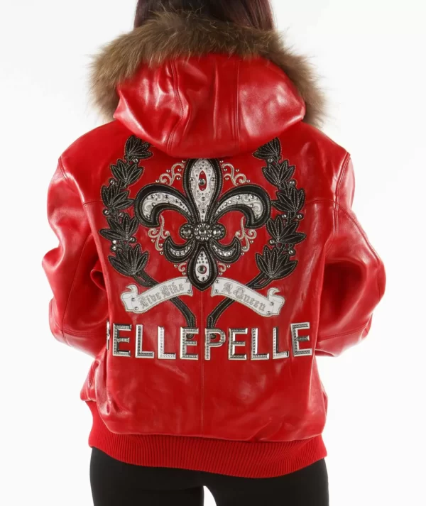 Red Pelle Pelle Live Like A Queen Jacket