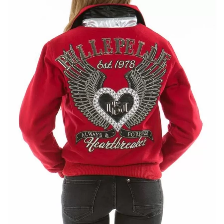 Pelle Pelle Heart Breaker Red Wool Jacket view 1