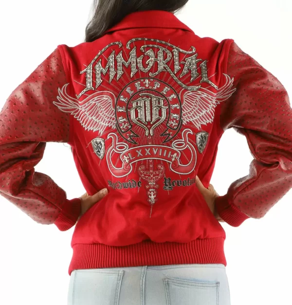 Red Pelle Pelle Immortal Revolution Jacket