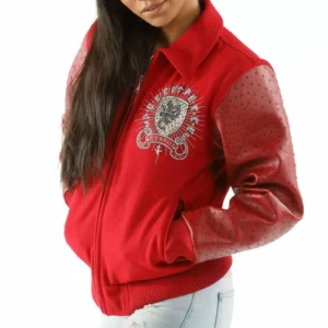 Red Pelle Pelle Immortal Revolution Jacket view 2