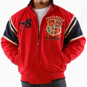 Pelle Pelle Red Invincible Wool Jacket view 2