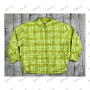 Pelle Pelle Gingham Yellow Green Shirt view 1